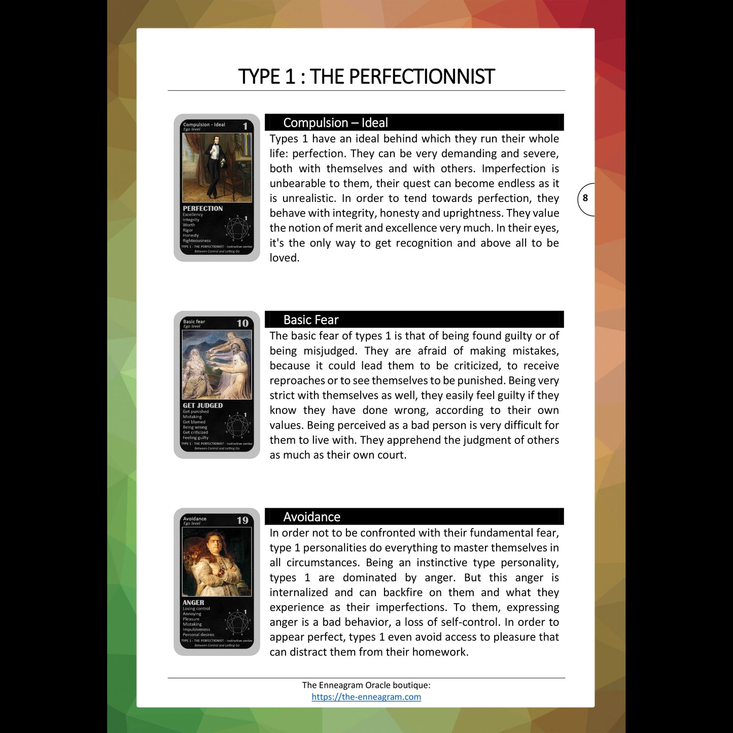 🔮 🇺🇸  E-book "Introduction to the Enneagram" with the Enneagram Oracle
